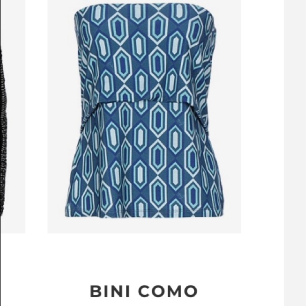 Bini como strapless top BNWT
